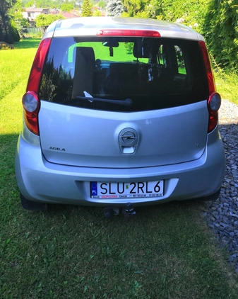 Opel Agila cena 20900 przebieg: 204000, rok produkcji 2008 z Biała małe 79